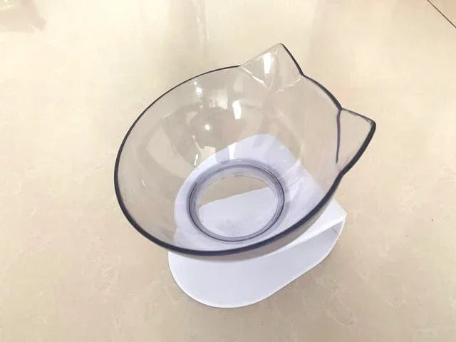 Smart Angle Cat Double Food Bowl