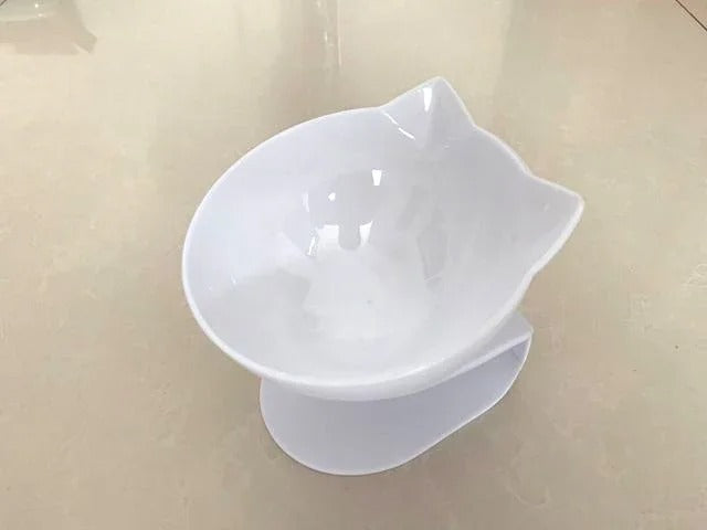 Smart Angle Cat Double Food Bowl